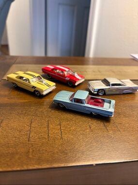 Hot Wheels Set of 4 CHEVROLET Cars
